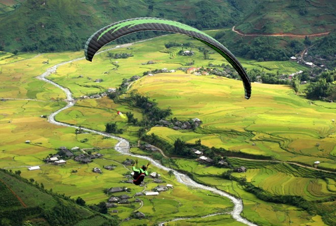 Festival de parapente à Yen Bai