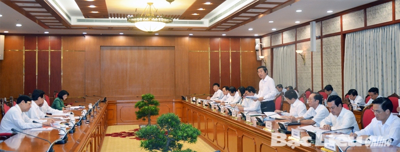 Bộ Chính trị làm việc với Ban Thường vụ Tỉnh ủy Bạc Liêu Cho ý kiến các dự thảo văn kiện và phương án nhân sự Đại hội Đảng bộ tỉnh khóa XV