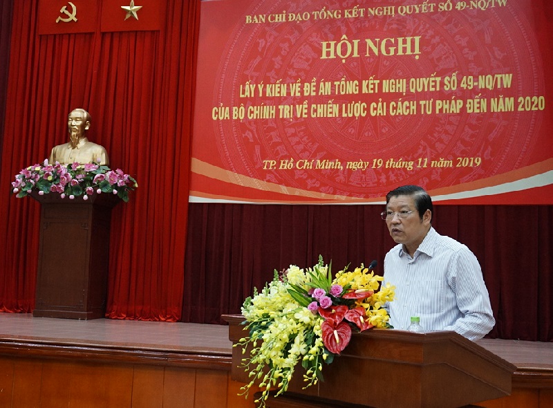 Công tác tư pháp, cải cách tư pháp đã đạt được nhiều thành tựu quan trọng