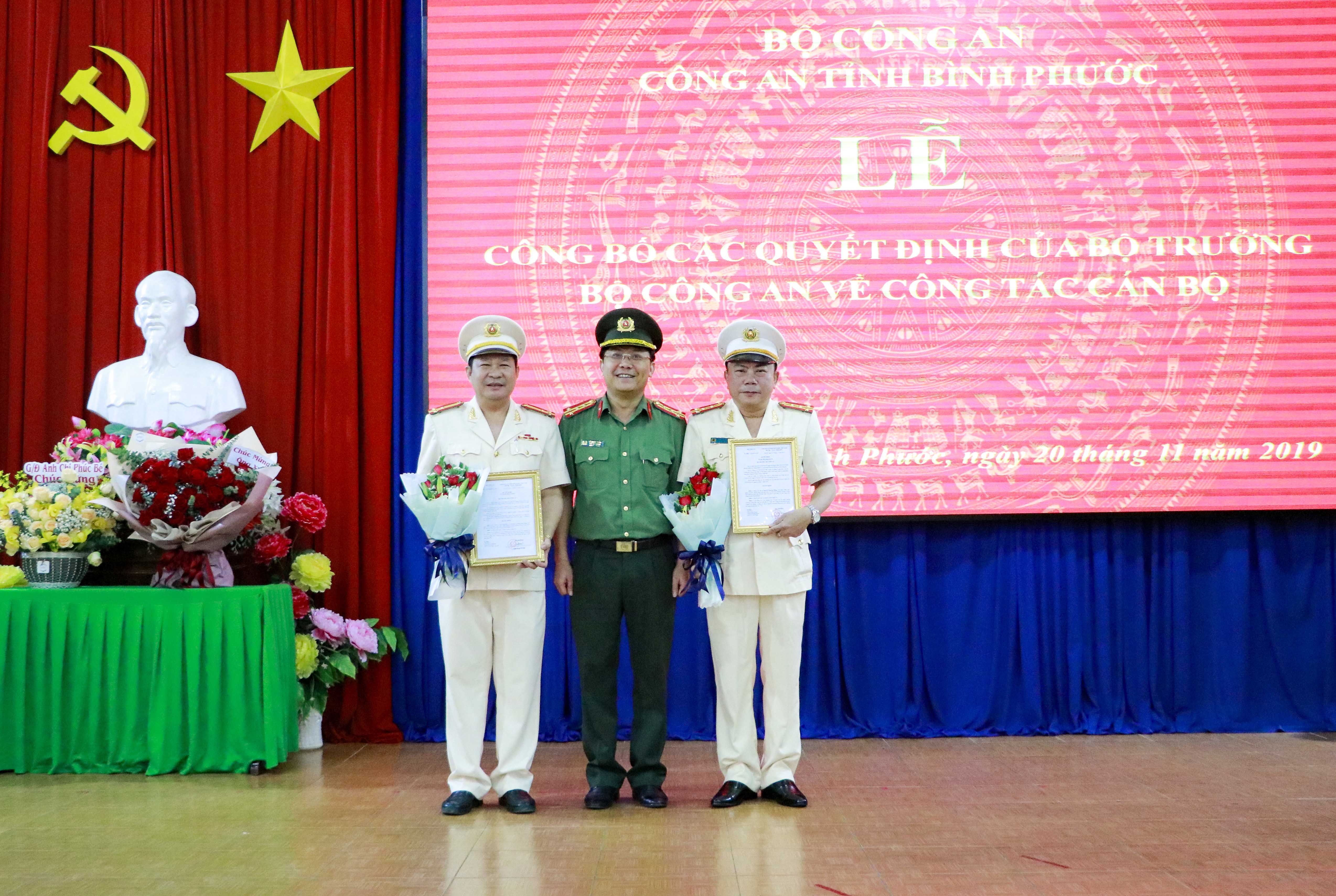 Công an Bình Phước có hai tân Phó giám đốc