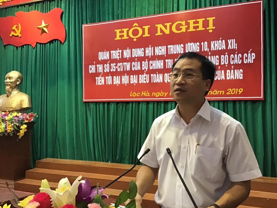 Đảng bộ huyện Lộc Hà Hà Tĩnh , chuẩn bị tốt Đại hội Đảng các cấp