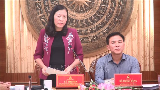Đoàn công tác số 2 của Ban Chỉ đạo Trung ương về phòng, chống tham nhũng làm việc tại Thanh Hóa