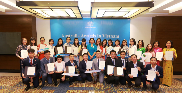 Australia trao tặng 50 suất học bổng thạc sĩ cho học viên Việt Nam