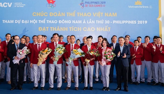 Đoàn thể thao Việt Nam lên đường tham dự SEA Games 30