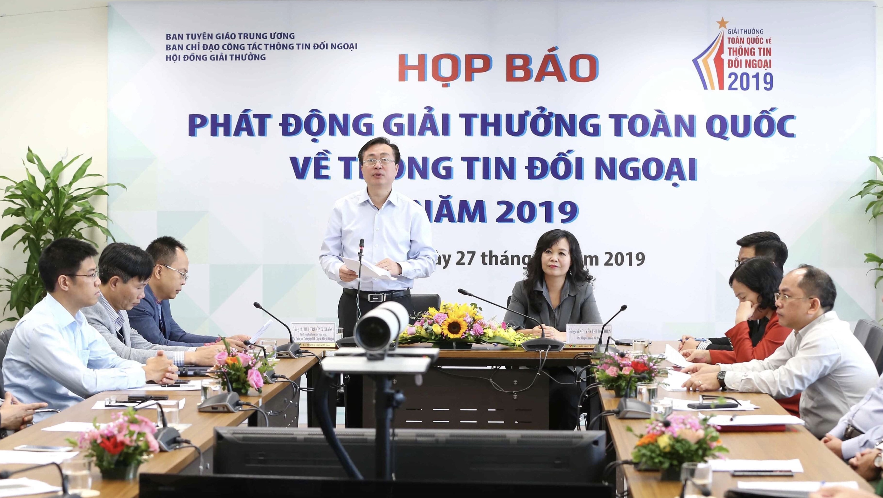 Phát động Giải thưởng toàn quốc về thông tin đối ngoại năm 2019