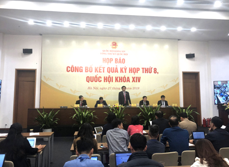 Kỳ họp thứ 8, Quốc hội khóa XIV hoàn thành chương trình đề ra