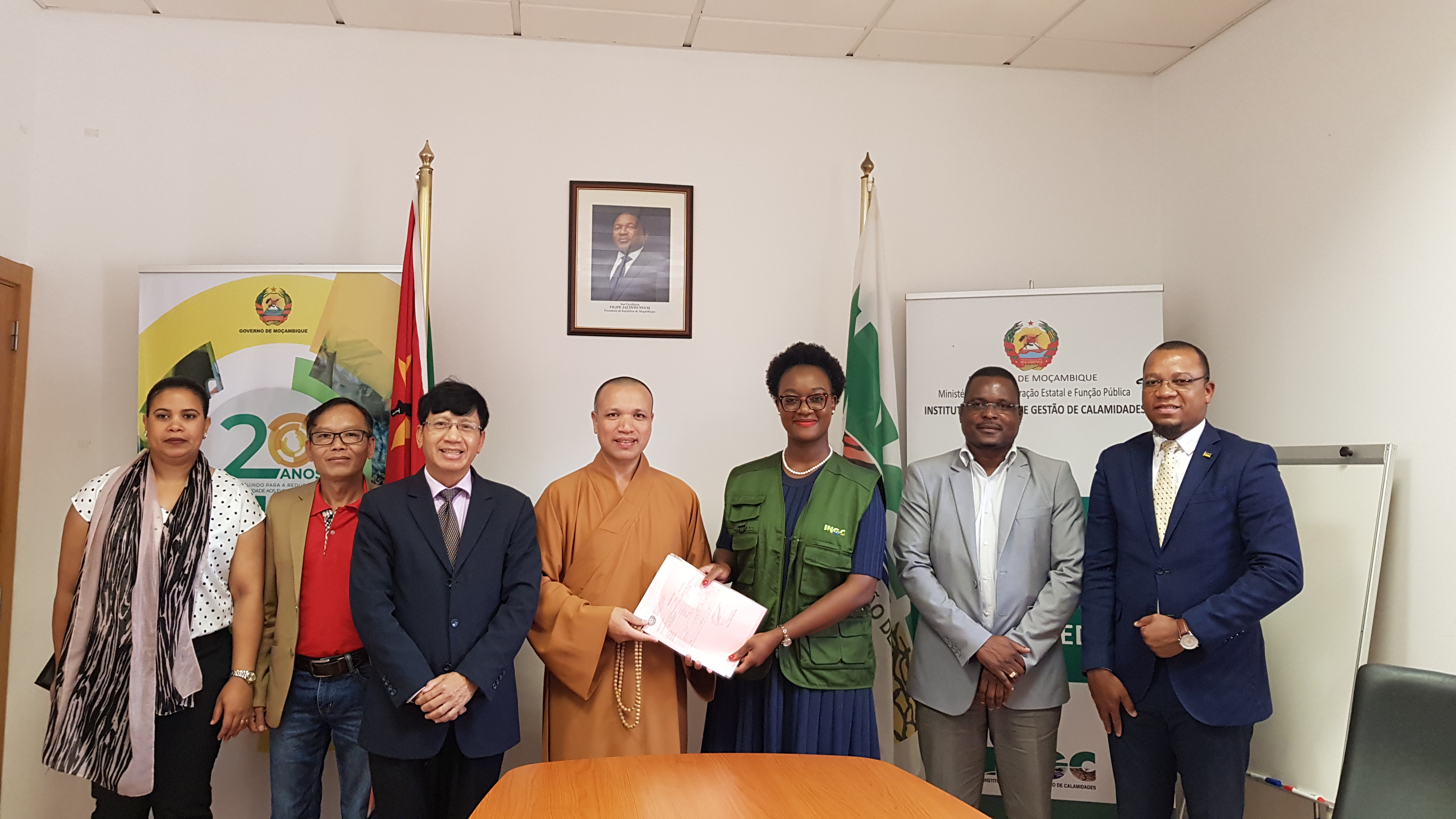 Mozambique đánh giá cao sự hỗ trợ từ thiện của Giáo hội Phật giáo Việt Nam