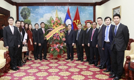 Quan hệ đặc biệt Việt - Lào phát triển tốt đẹp trên các lĩnh vực