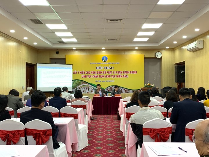 Đóng góp Dự thảo Nghị định xử phạt vi phạm hành chính lĩnh vực chăn nuôi