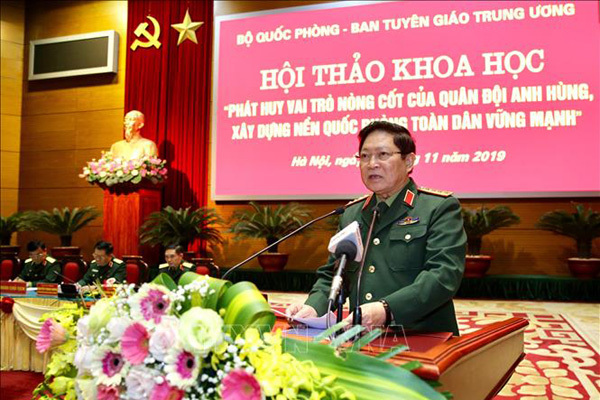 Phát huy vai trò nòng cốt của Quân đội anh hùng
