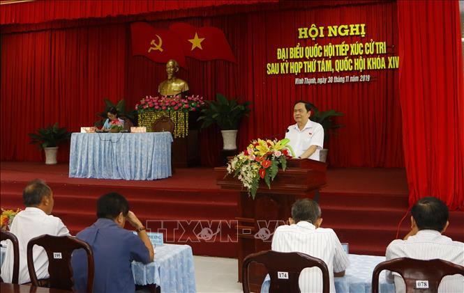 Đồng chí Trần Thanh Mẫn tiếp xúc cử tri Cần Thơ