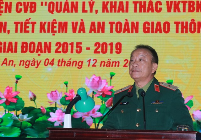 Quân khu 4 Sơ kết 5 năm Cuộc vận động “Quản lý, khai thác vũ khí, trang bị kỹ thuật tốt, bền, an toàn, tiết kiệm và an toàn giao thông”