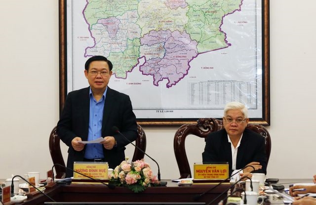 Đoàn kiểm tra của Bộ Chính trị làm việc với Ban Thường vụ Tỉnh ủy Bình Phước