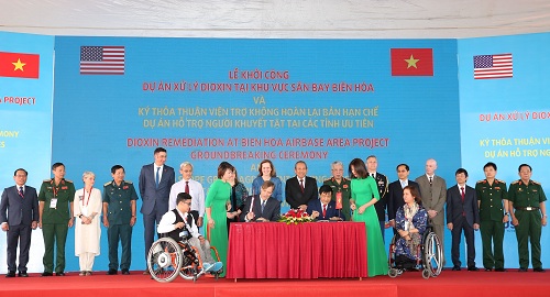 Khởi công dự án 390 triệu USD xử lý ô nhiễm dioxin tại sân bay Biên Hòa