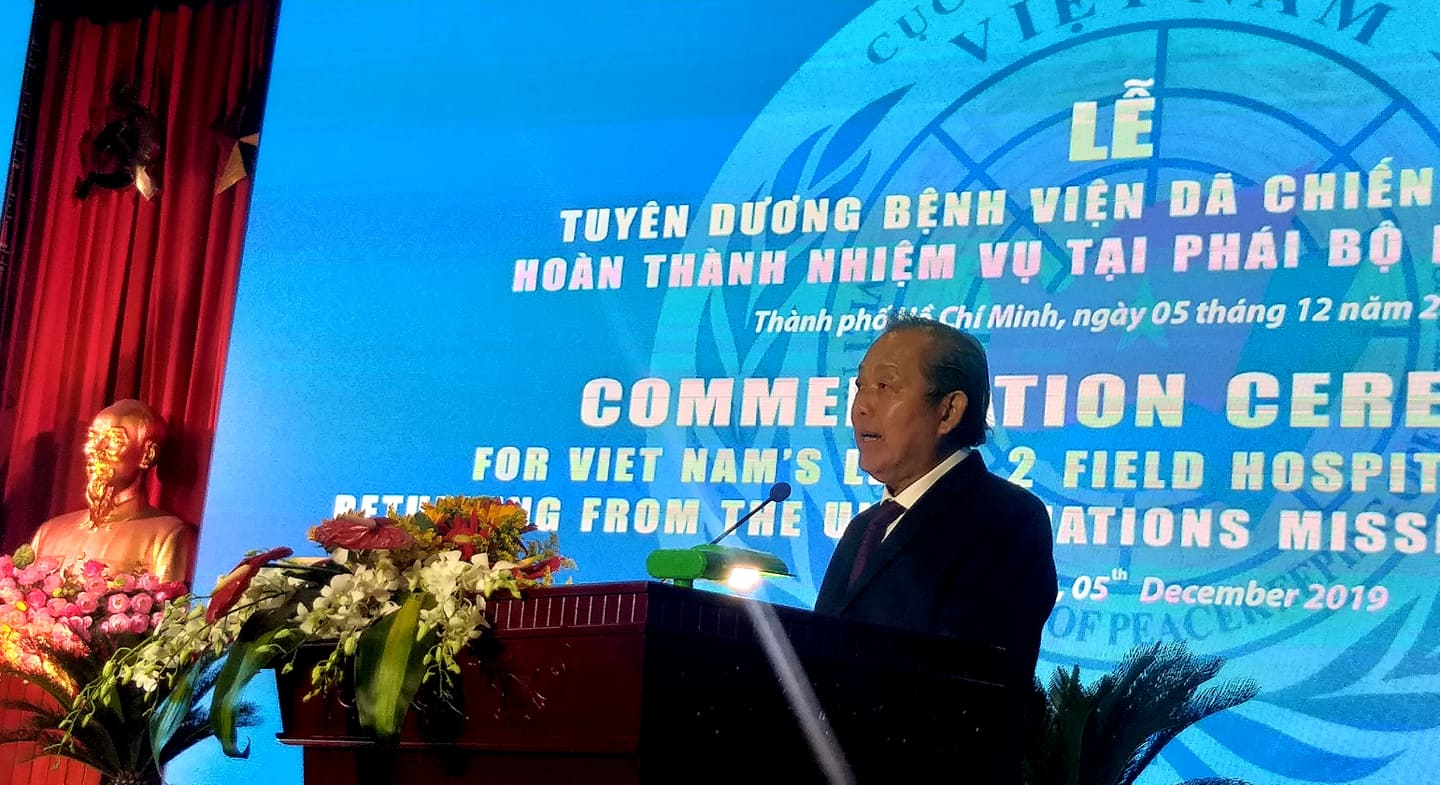 Tuyên dương những chiến sĩ quân y mũ nồi xanh Việt Nam