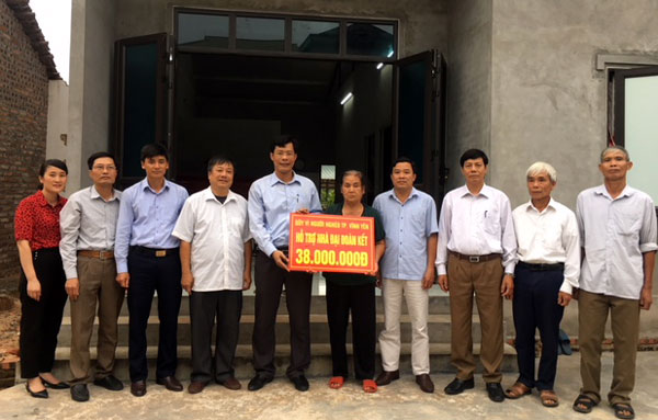 Vĩnh Phúc Hỗ trợ người nghèo xây dựng nhà ổn định cuộc sống