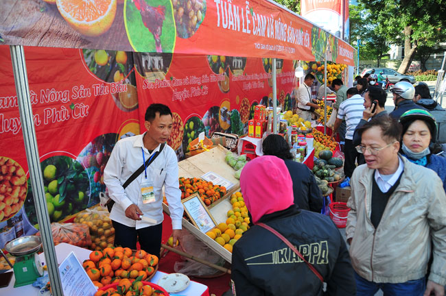 Tuần lễ cam và nông sản Hưng Yên đến với người tiêu dùng