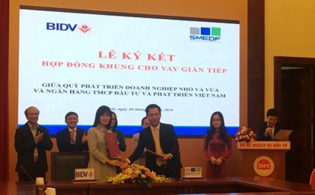 Cho vay vốn gián tiếp với doanh nghiệp vừa và nhỏ