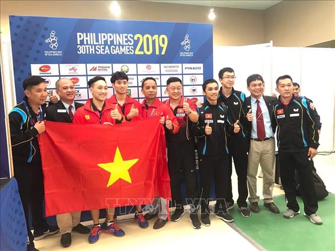 SEA Games 30 Bóng bàn Việt Nam có tấm Huy chương Vàng lịch sử