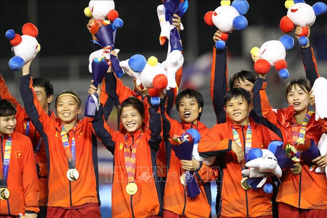 Đội tuyển nữ Việt Nam lần thứ 6 giành Cúp Vàng tại SEA Games