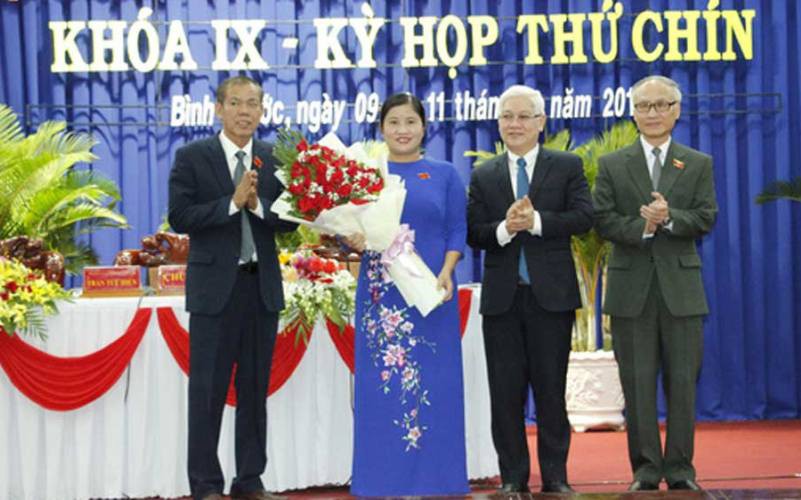 Bình Phước có nữ Chủ tịch tỉnh