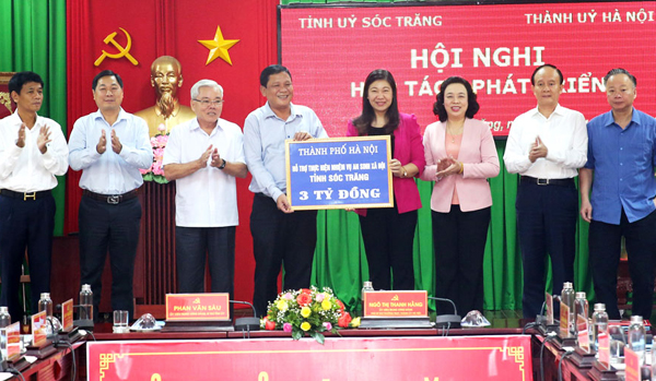 Hà Nội và Sóc Trăng tăng cường hợp tác trên các lĩnh vực