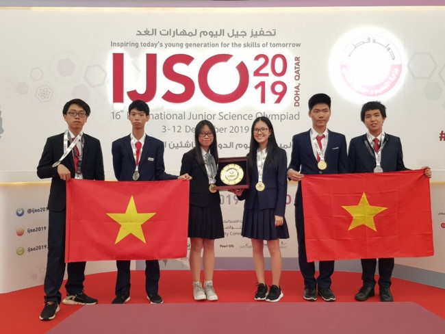 Việt Nam giành 3 Huy chương Vàng tại Kỳ thi Olympic Khoa học trẻ quốc tế