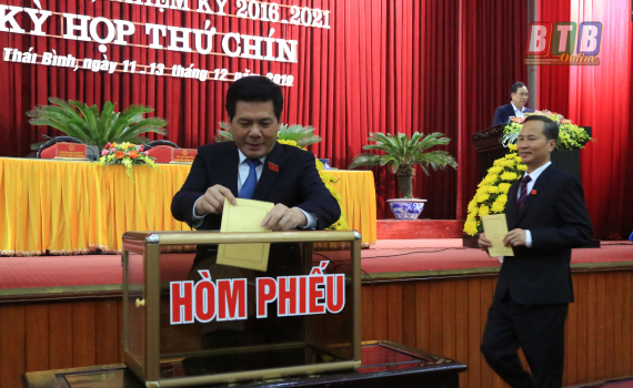 Đồng chí Nguyễn Quang Hưng được bầu làm Phó Chủ tịch UBND tỉnh Thái Bình