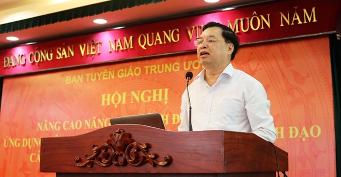 Nâng cao năng lực ứng dụng công nghệ thông tin cho cán bộ lãnh đạo