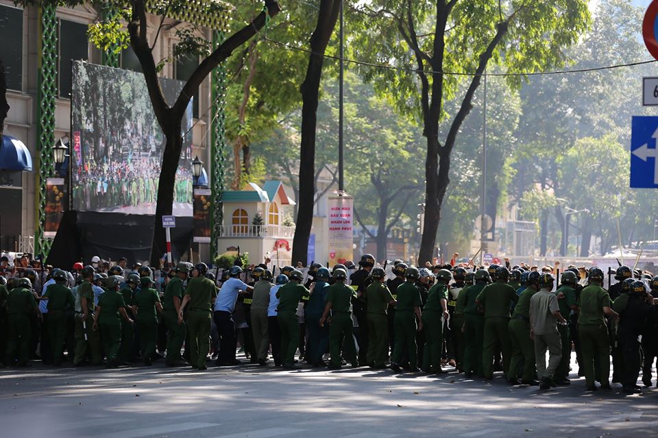 TP Hồ Chí Minh diễn tập ứng phó các tình huống phức tạp về an ninh, trật tự