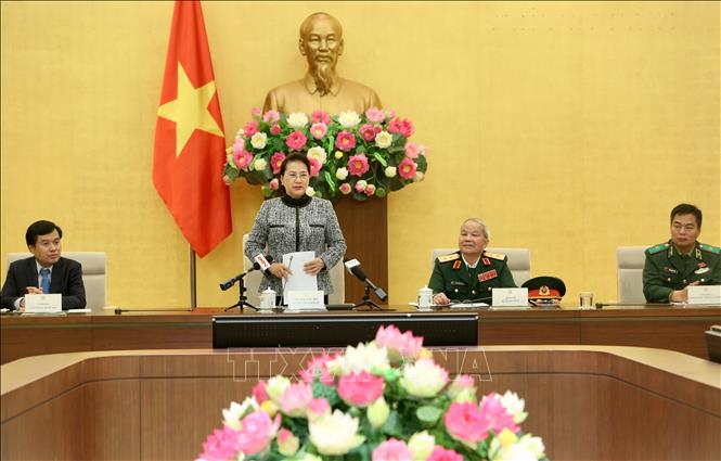 Chủ tịch Quốc hội Nguyễn Thị Kim Ngân gặp mặt cựu chiến binh Bộ đội đặc công