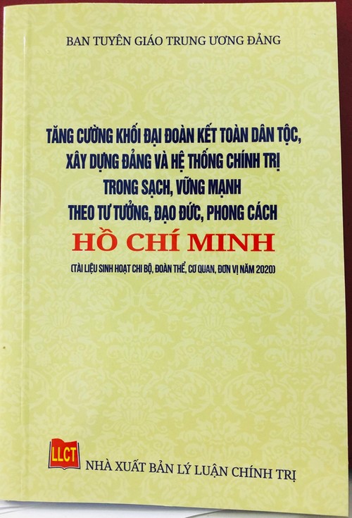 Tăng cường khối đại đoàn kết toàn dân tộc, xây dựng Đảng và hệ thống chính trị trong sạch, vững mạnh