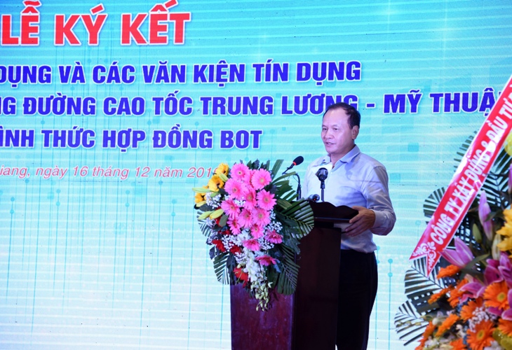 Ngành ngân hàng thu xếp gần 7 000 tỷ đồng vốn cho cao tốc Trung Lương - Mỹ Thuận