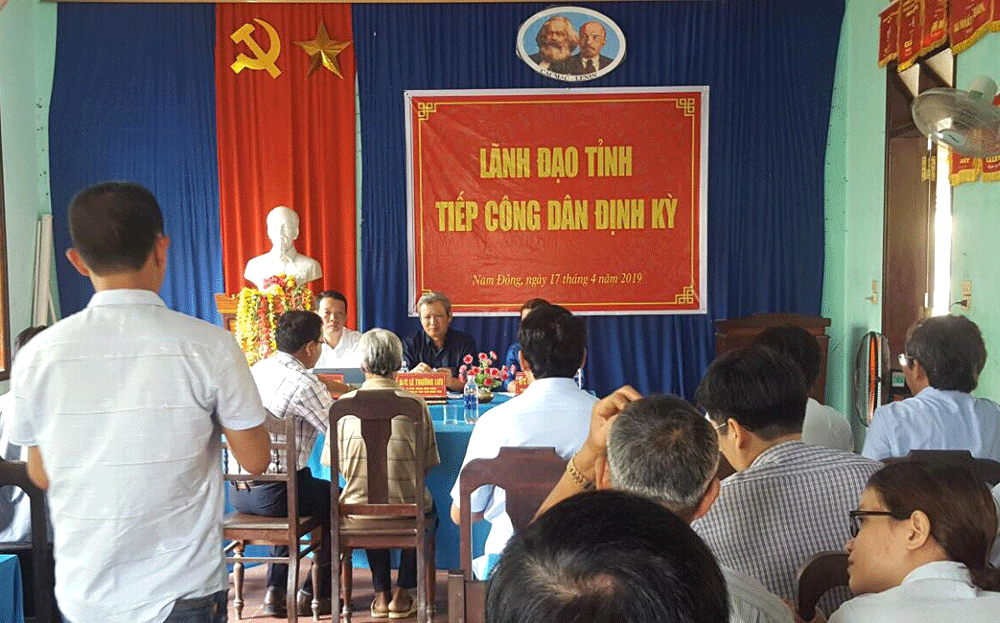 Về tiếp nhận, xử lý phản ánh, kiến nghị, khiếu nại, tố cáo của người đứng đầu