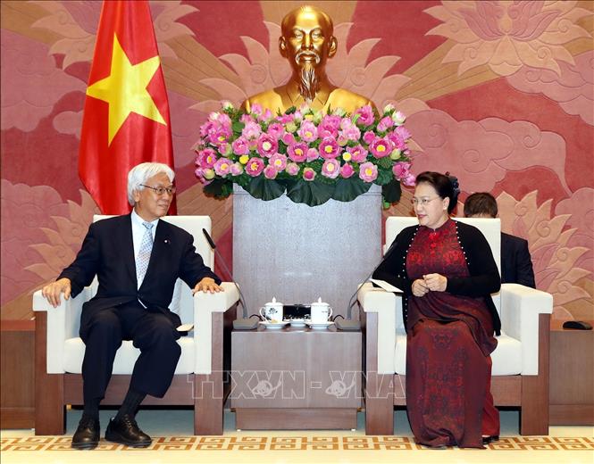 Chủ tịch Quốc hội Nguyễn Thị Kim Ngân tiếp Phó Chủ tịch Thượng viện Nhật Bản