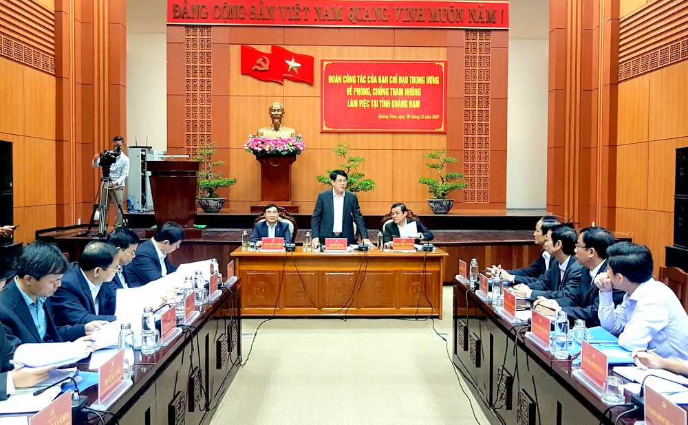 Quảng Nam không có vụ việc, vụ án tham nhũng nào xảy ra ở mức độ nghiêm trọng