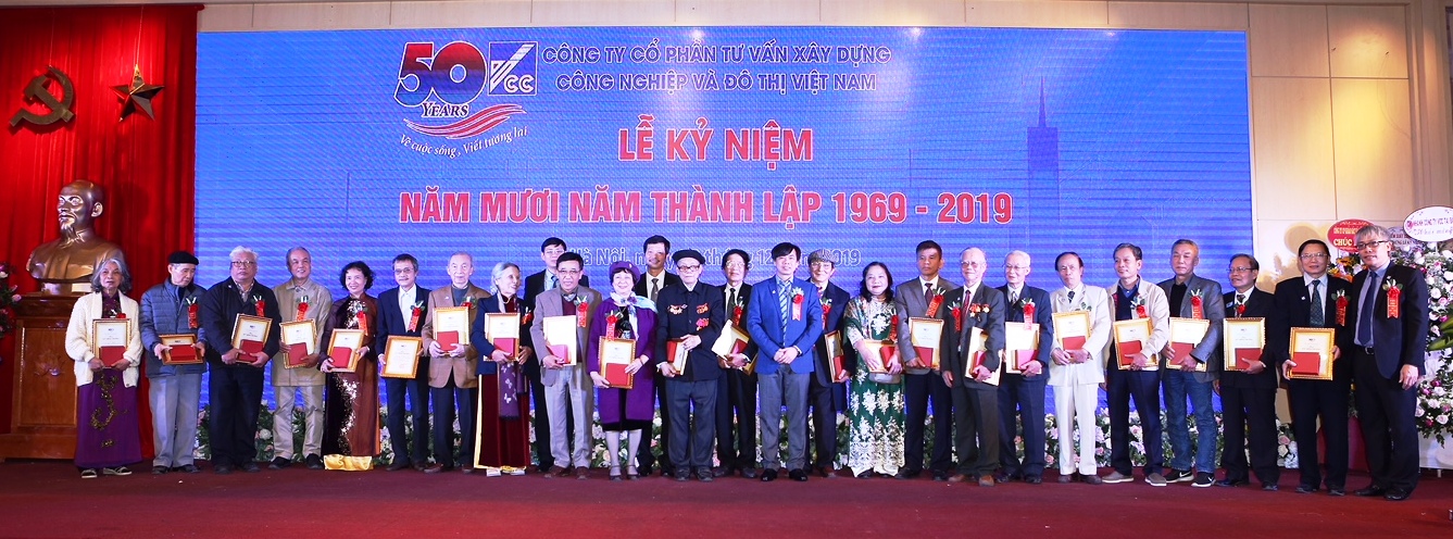 Kỷ niệm 50 năm thành lập Công ty cổ phần tư vấn xây dựng công nghiệp và đô thị Việt Nam