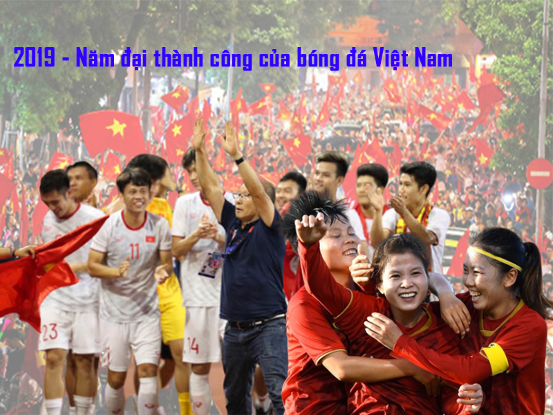 [Infographic] 2019 - Năm đại thành công của bóng đá Việt Nam