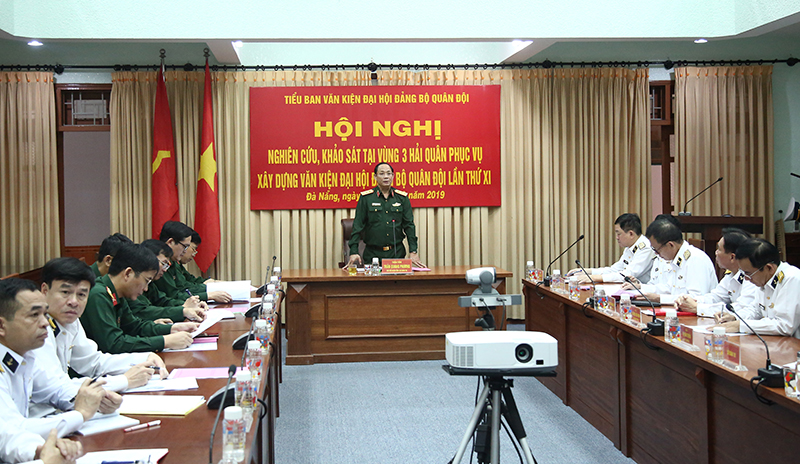 Xây dựng Văn kiện Đại hội Đảng bộ Quân đội lần thứ XI bảo đảm sát thực tiễn