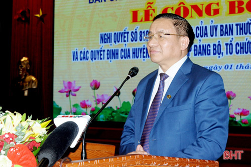 Hà Tĩnh Công bố thành lập đơn vị hành chính cấp xã mới huyện Đức Thọ và Vũ Quang