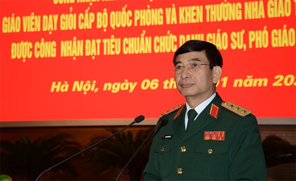Công nhận giảng viên, giáo viên dạy giỏi cấp Bộ Quốc phòng