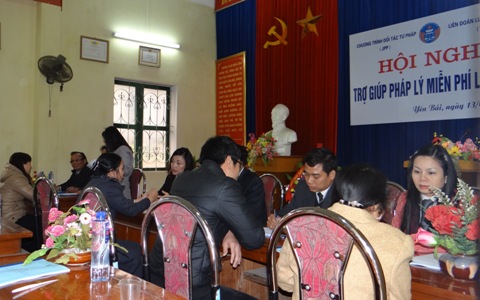 Số vụ trợ giúp pháp lý trong hoạt động tố tụng tăng cao