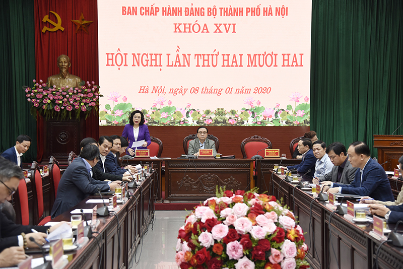 Hà Nội Triển khai một số nhiệm vụ quan trọng trong công tác xây dựng Đảng
