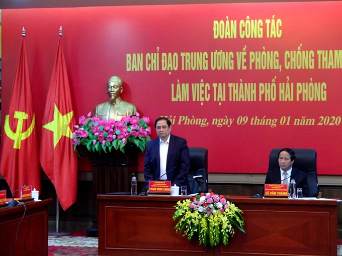 Hải Phòng Thi hành kỷ luật 60 đảng viên vi phạm về tham nhũng, cố ý làm trái