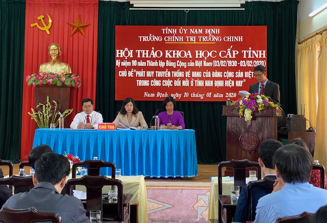 Phát huy truyền thống vẻ vang của Đảng trong công cuộc đổi mới ở tỉnh Nam Định hiện nay