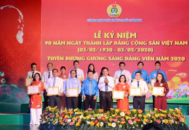 TP Hồ Chí Minh Tuyên dương 90 Gương sáng đảng viên