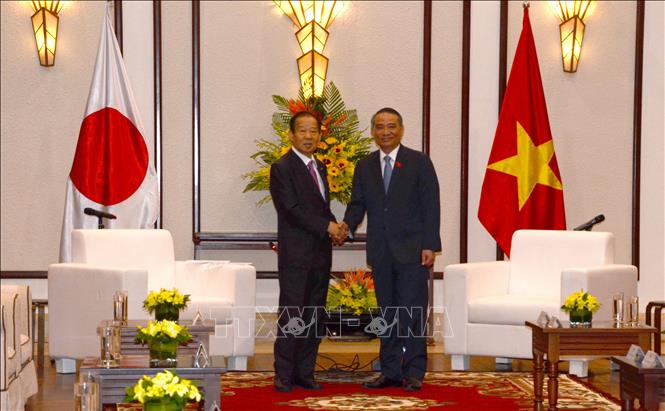 Bí thư Thành ủy Đà Nẵng làm việc với đoàn công tác Đảng Dân chủ tự do Nhật Bản

​

​