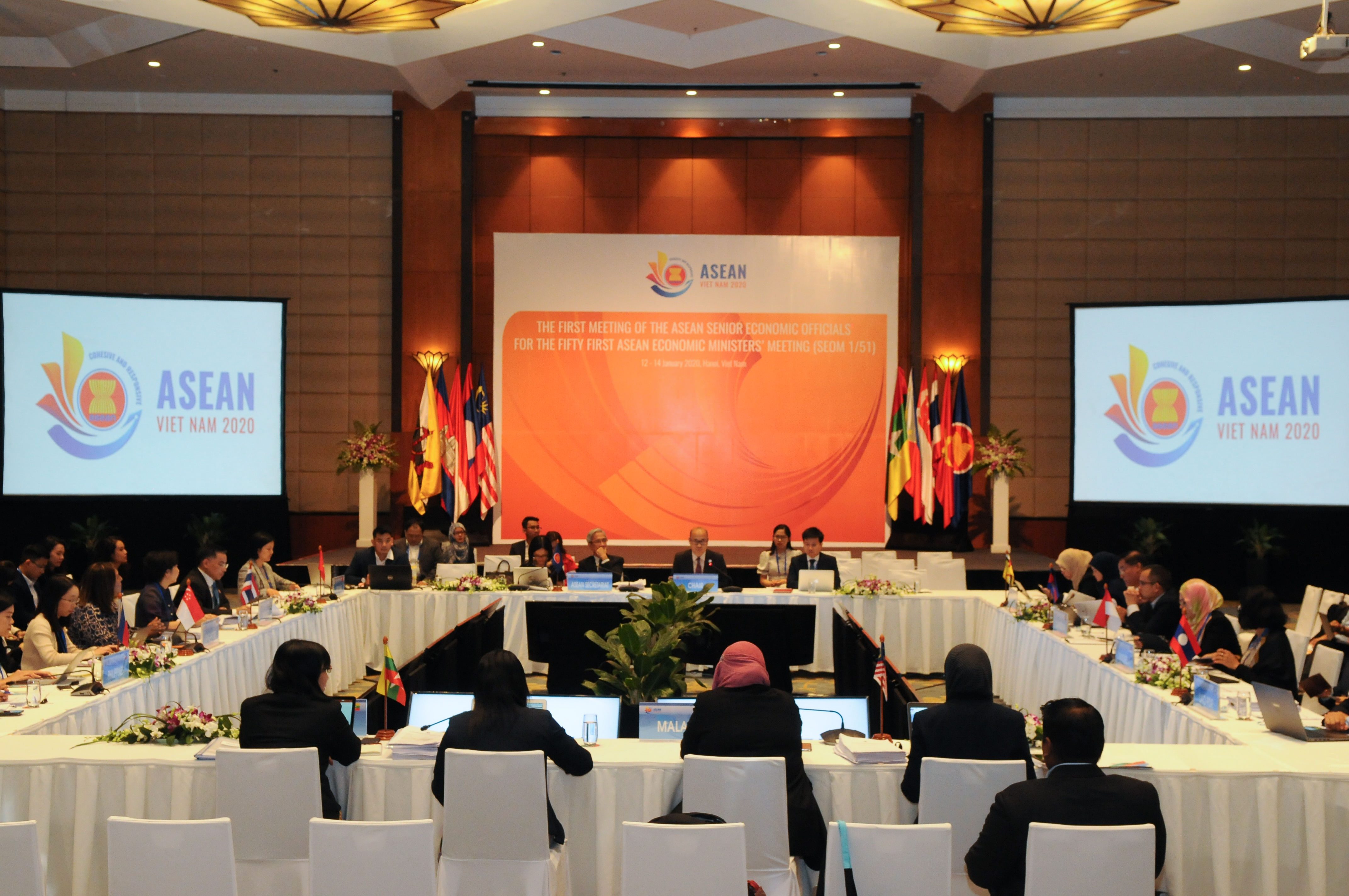 Hội nghị các Quan chức Kinh tế Cao cấp ASEAN lần thứ nhất năm 2020 SEOM 1 51
