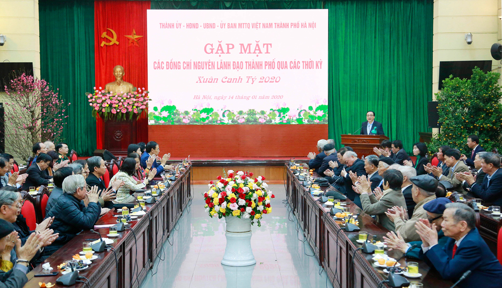 Hà Nội Gặp mặt nguyên lãnh đạo thành phố qua các thời kỳ