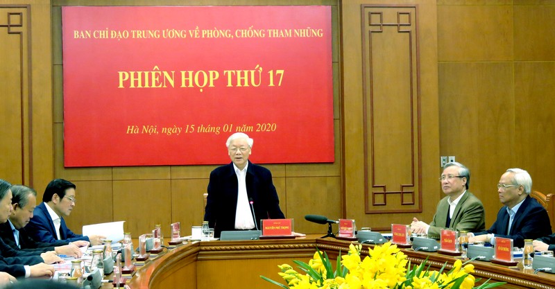 Năm 2020, công tác phòng, chống tham nhũng cần quyết liệt hơn, hiệu quả hơn